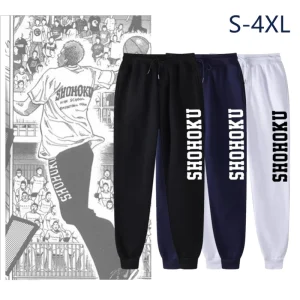 SHOHOKU imprimer mode école basket-ball équipe pantalon hommes maillot Cosplay Costume Sakuragi tenue de sport Slam Dunk pantalon unisexe